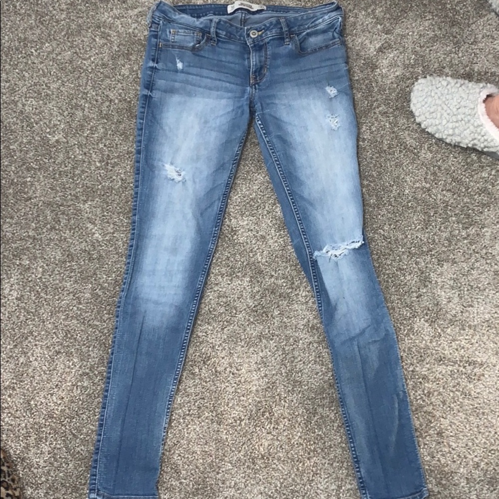 Ripped Hollister Jeans